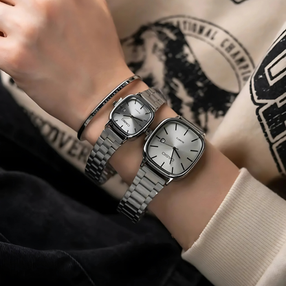 Casio Gri Vintage Saat Seti Kar Beyazı