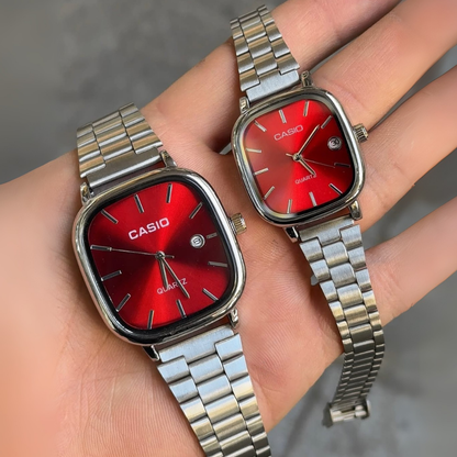 Casio Siyah Vintage Saat Seti Gece Siyahı