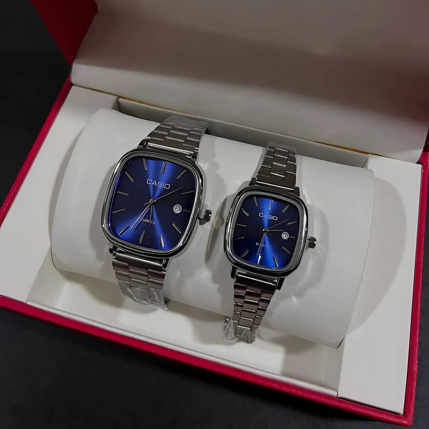 Casio Gri Vintage Saat Seti Derin Lacivert