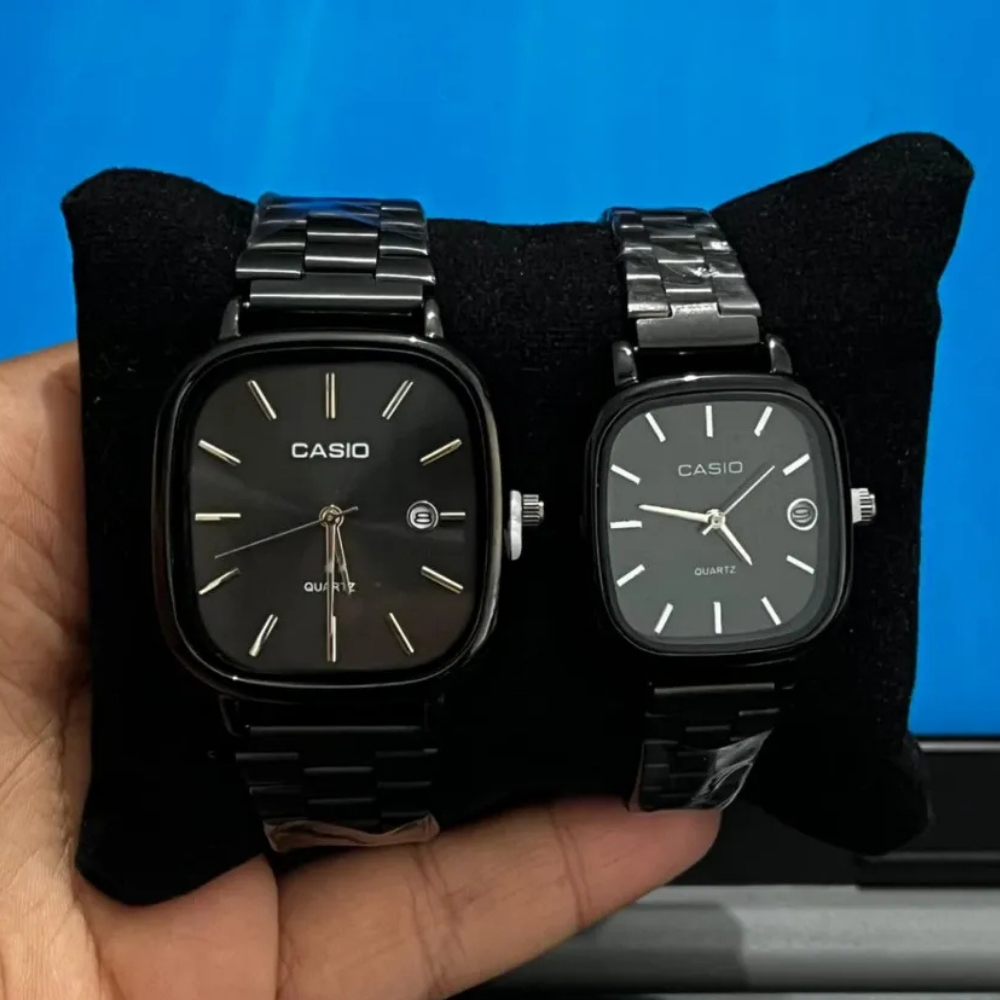 Casio Siyah Vintage Saat Seti Gece Siyahı