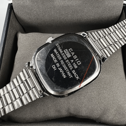 Casio Gri Vintage Saat Vişne Kırmızısı