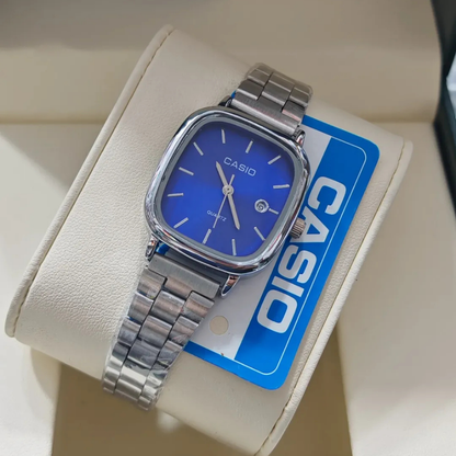 Casio Gri Vintage Saat Vişne Kırmızısı