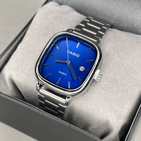 Casio Gri Vintage Saat Derin Lacivert