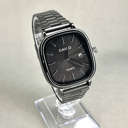 Casio Gri Vintage Saat Vişne Kırmızısı
