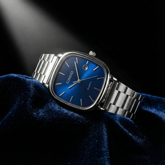 Casio Gri Vintage Saat Derin Lacivert