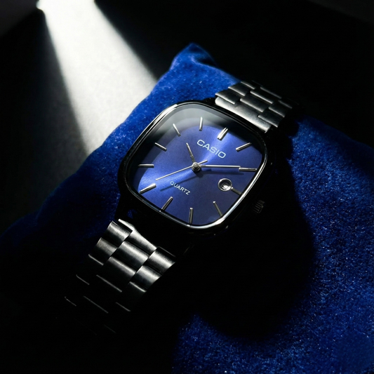 Casio Siyah Vintage Saat Derin Lacivert